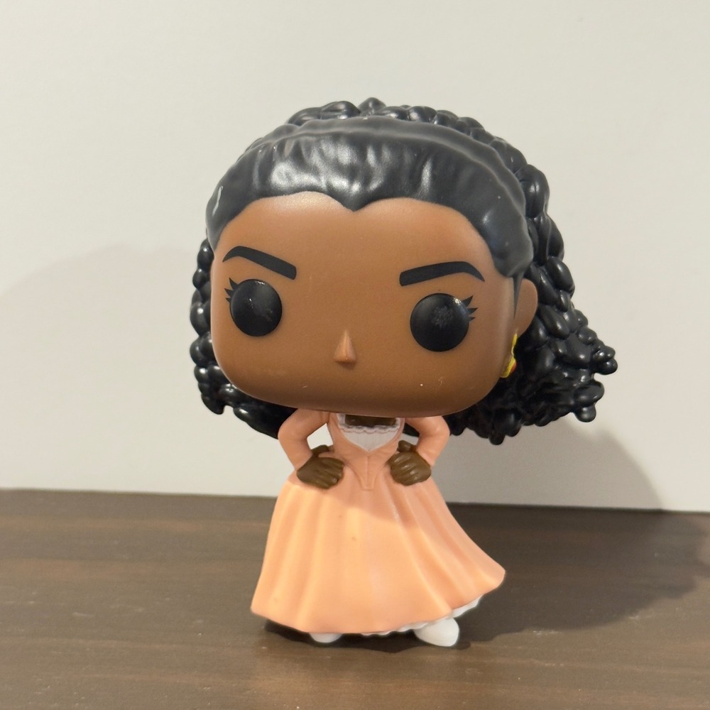 Funko Pop Angelica Schuyler Hamilton Musical Vinyl Figure 09 Peach Dress Disney+ - Picture 2 of 5